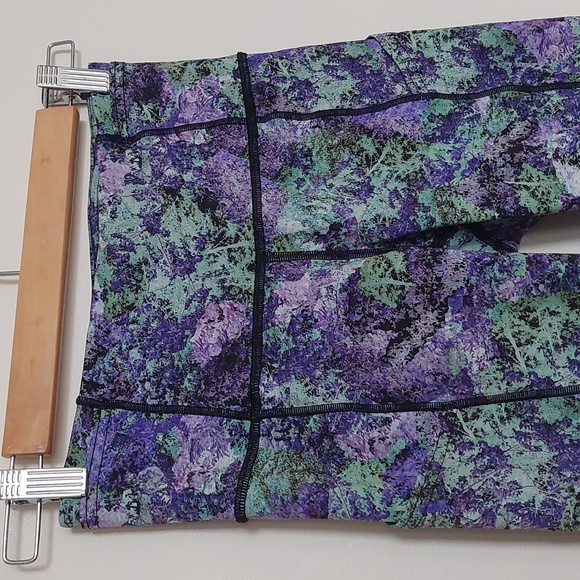 Lululemon fast & free crop II nulux 19" vivid vision - Picture 7 of 16